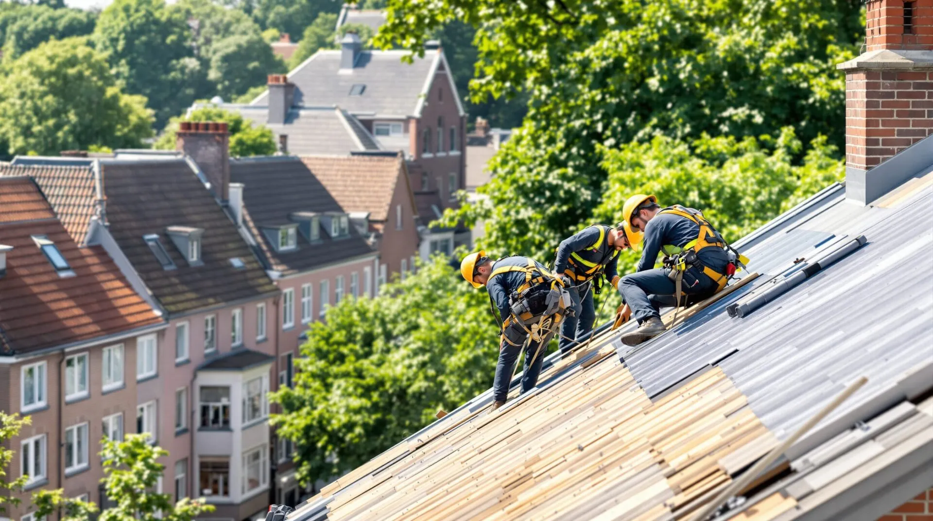 Les travaux de toiture à Bruxelles et alentours