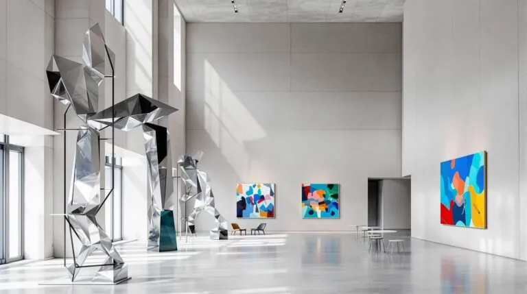 L'art abstrait dans l'architecture moderne