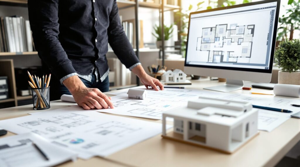 Du croquis à la maison : rôle de l’architecte