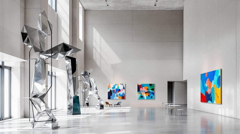 L'art abstrait dans l'architecture moderne