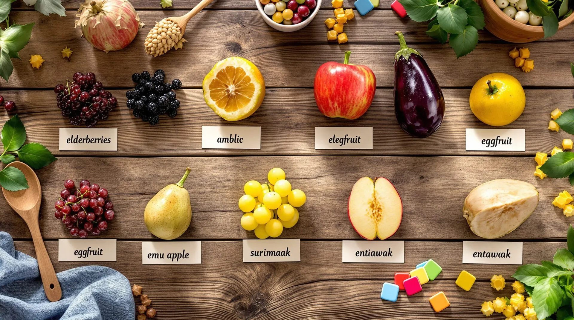 Fruit en E : les 8 fruits utiles pour jeux et recettes