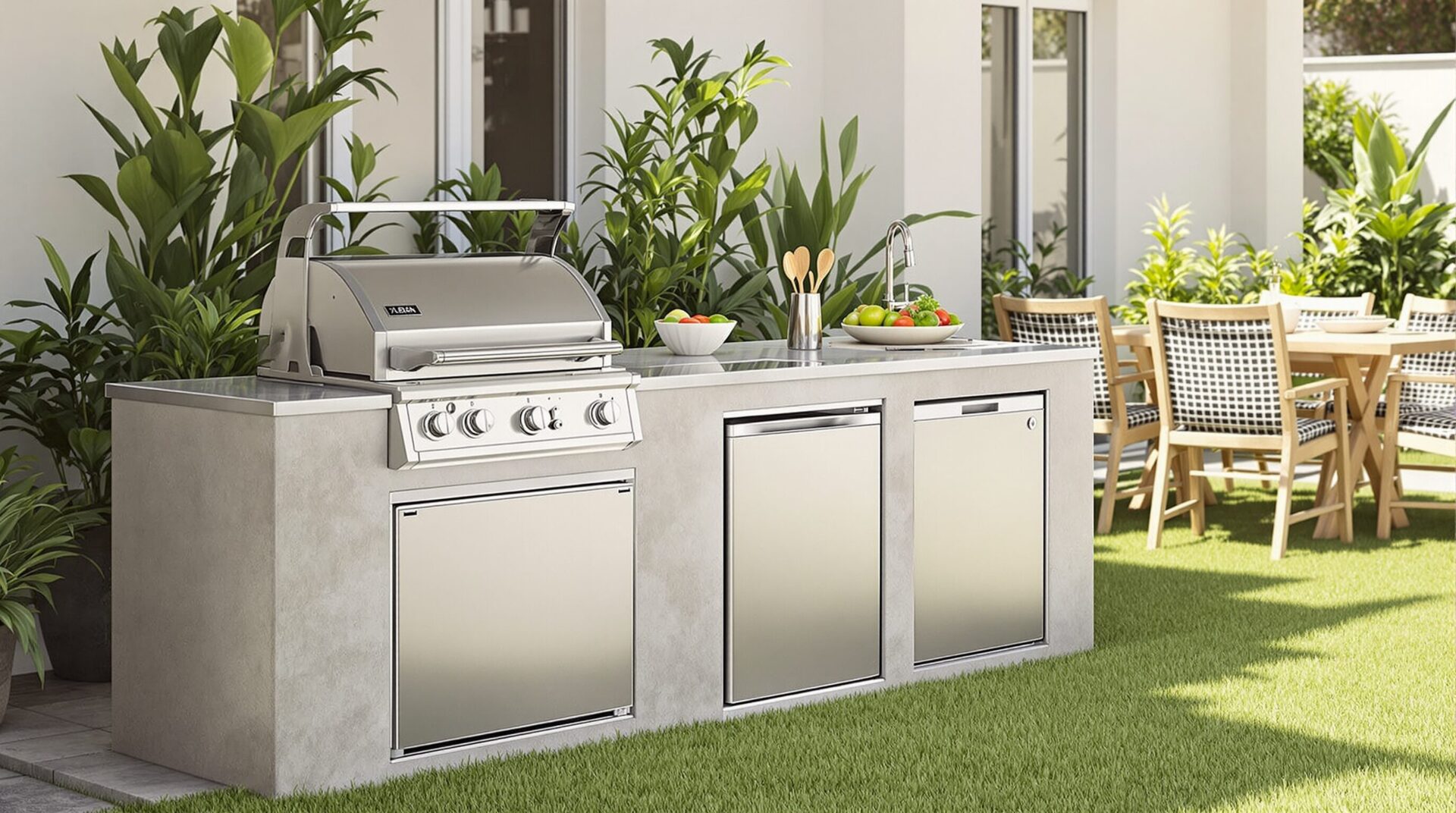 cuisine d'extérieure