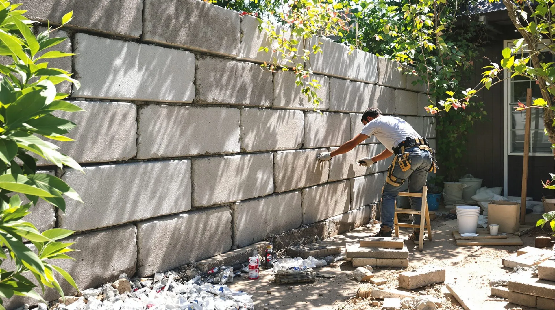 Construire un mur extérieur : les étapes à suivre pour réussir l’ouvrage