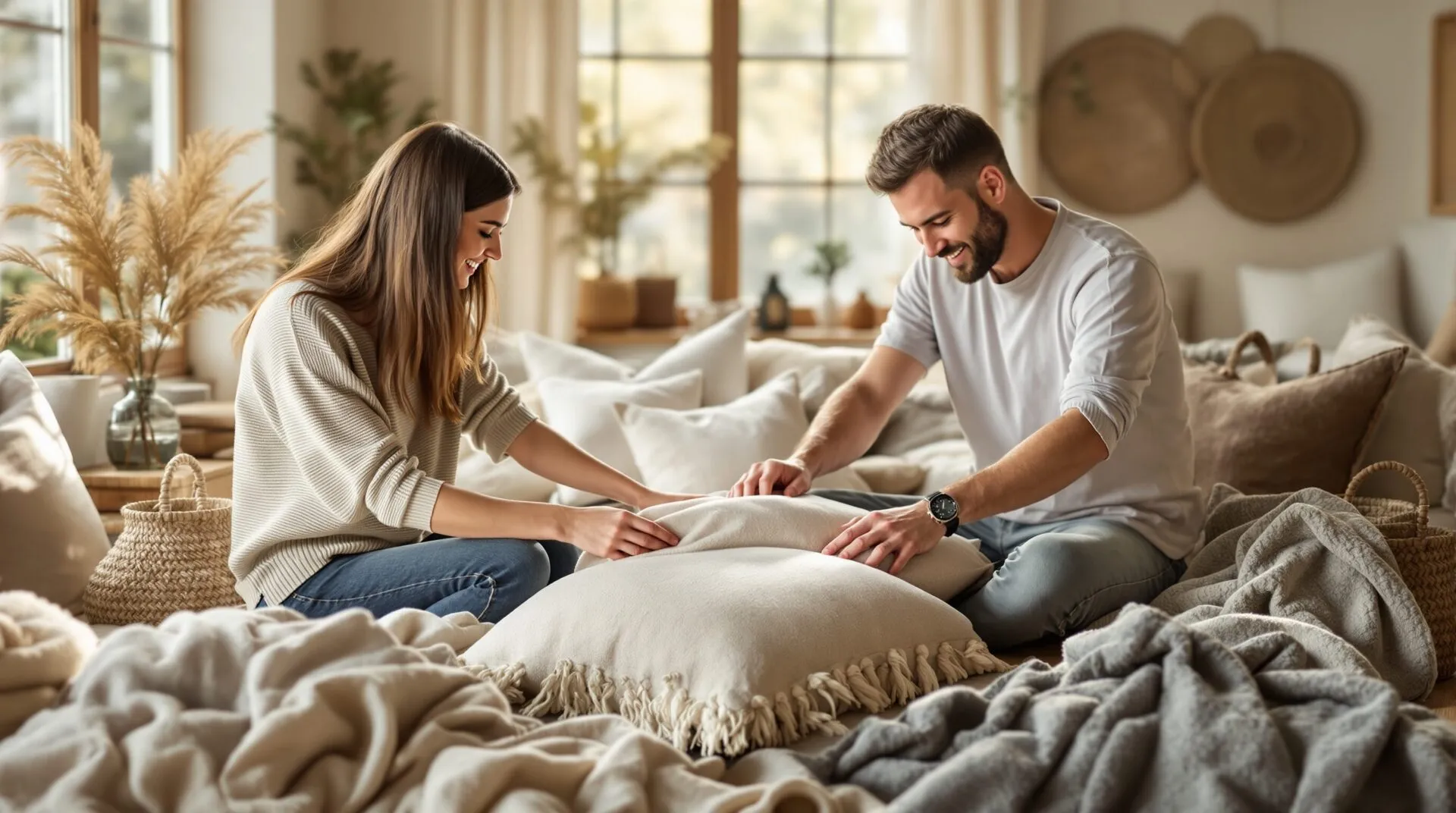 Textiles naturels déco : les 8 façons d’adopter une ambiance chaleureuse