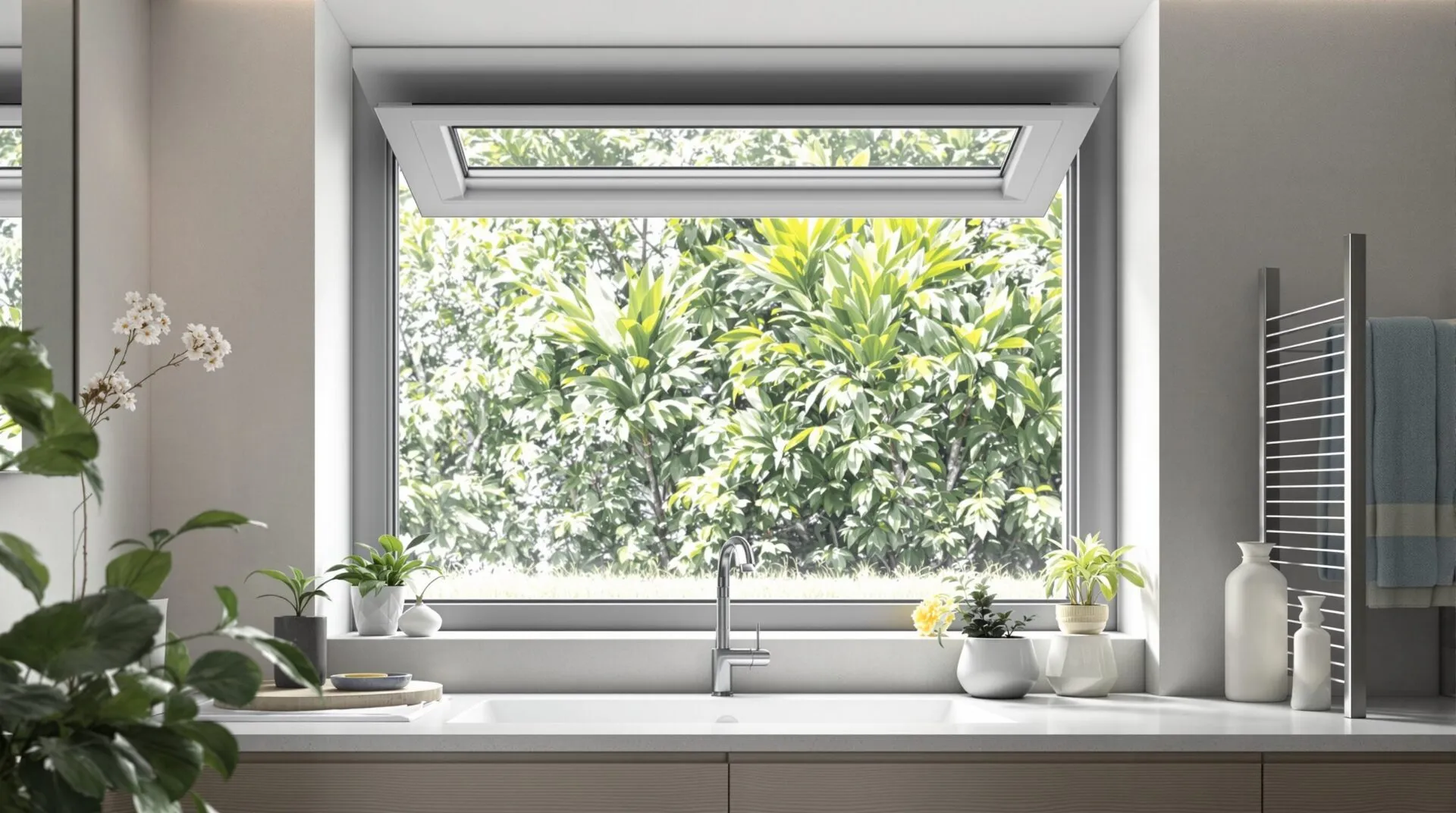 Fenêtre avec VMC intégrée salle de bain : les avantages pour un air sain