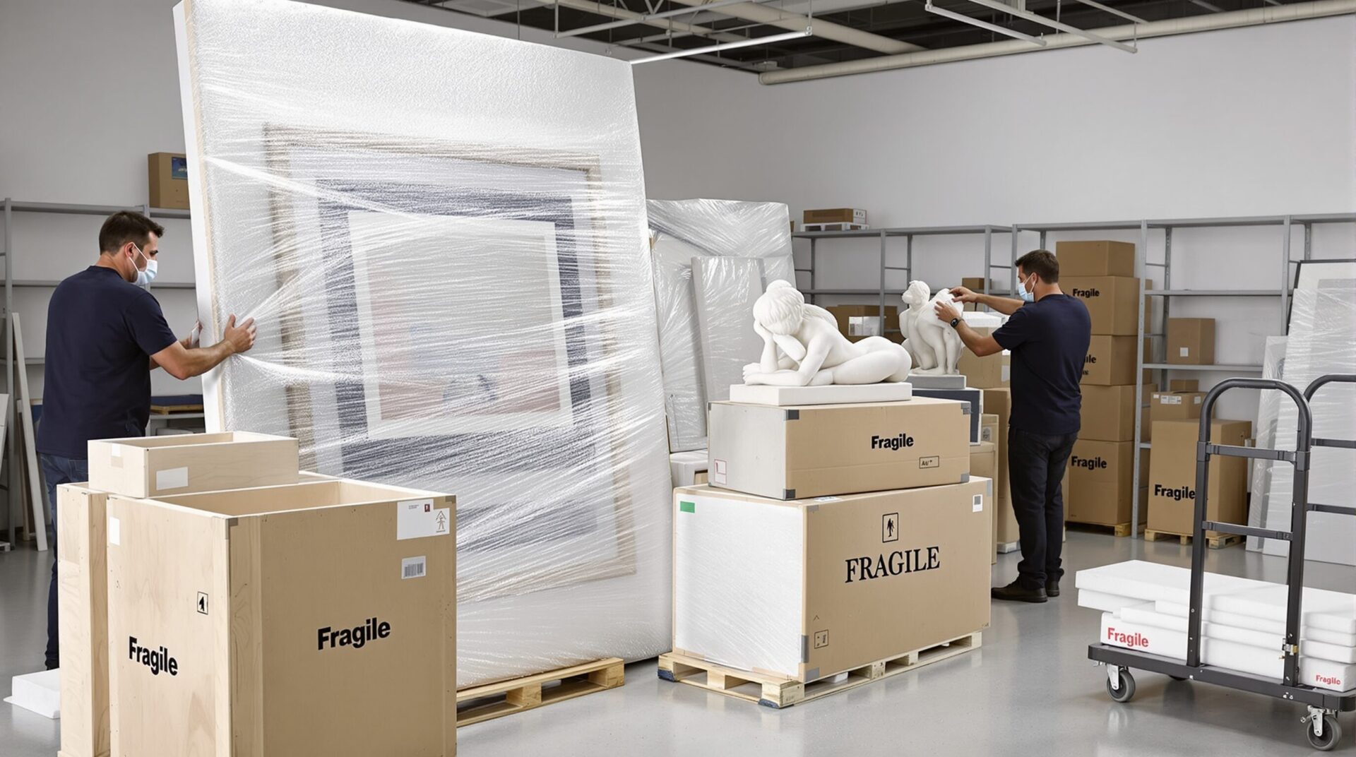 déménagement oeuvre d'art