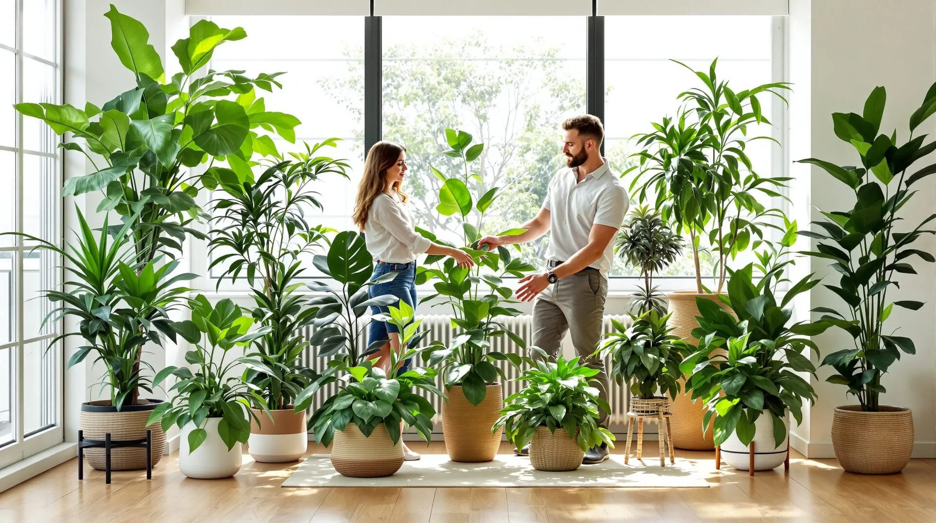 plantes structurantes maison
