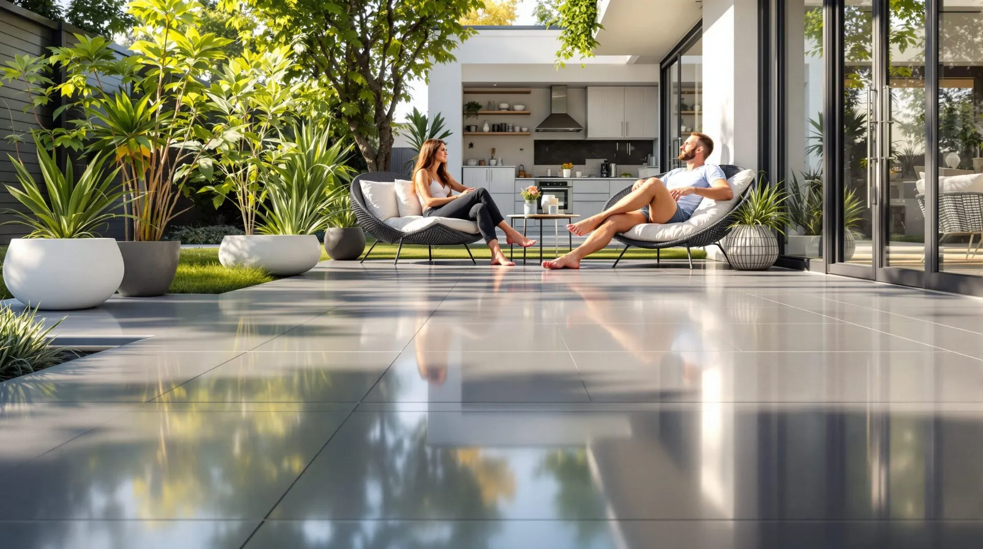 Sol en résine pour terrasse extérieure : les avantages et limites à connaître