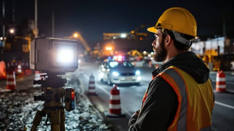 radar de chantier flash