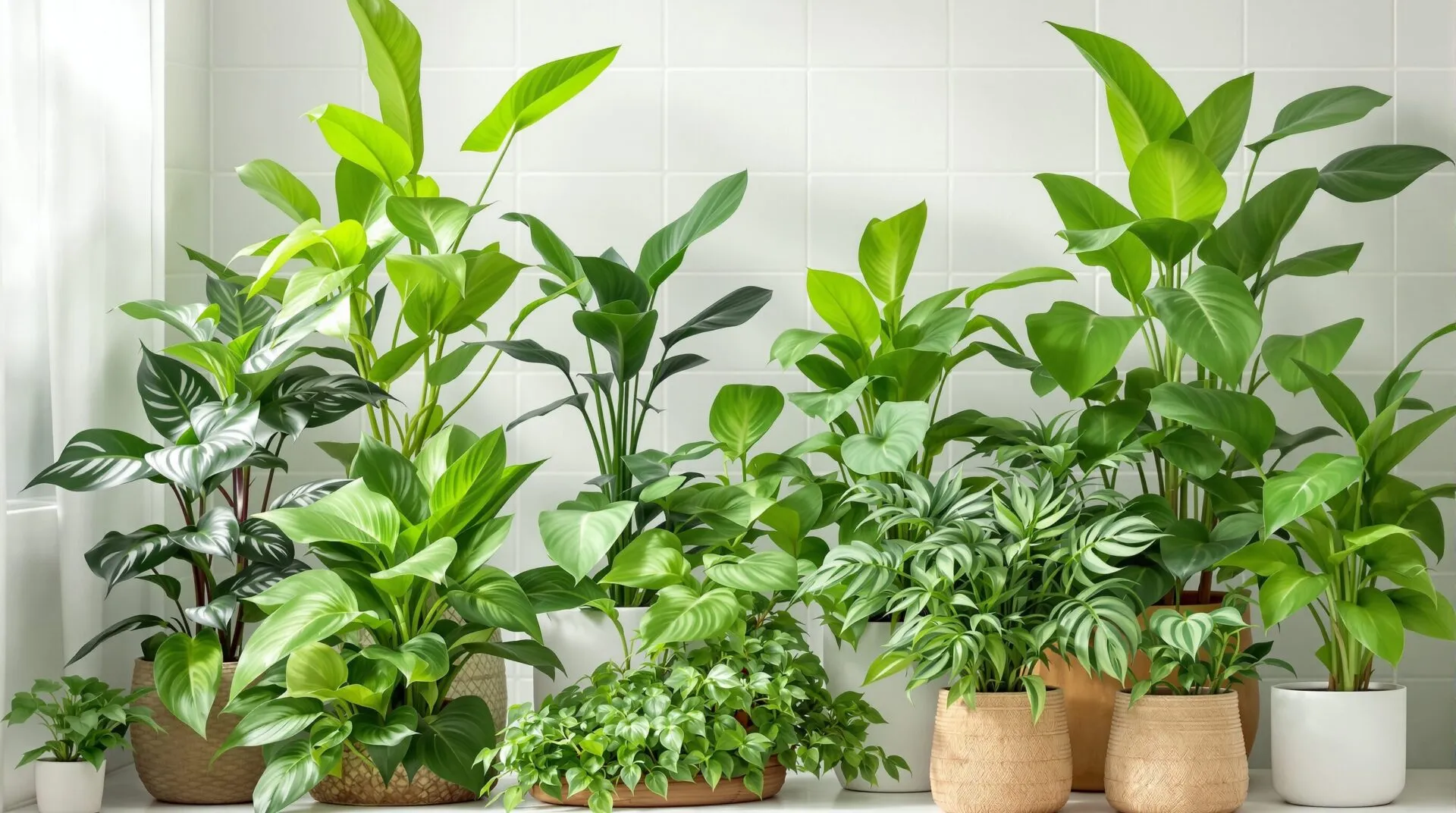 Plantes salle de bain sans fenêtre : les 9 espèces qui s’épanouissent sans lumière