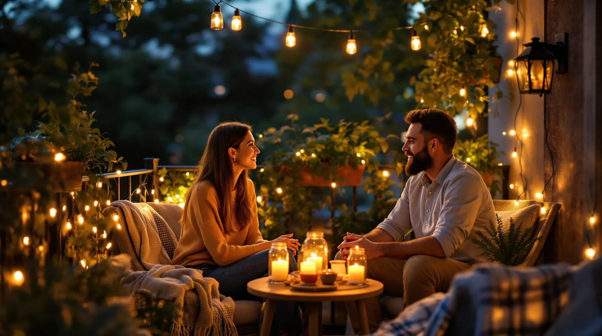 Eclairage balcon sans électricité : les 7 solutions pour une ambiance chaleureuse