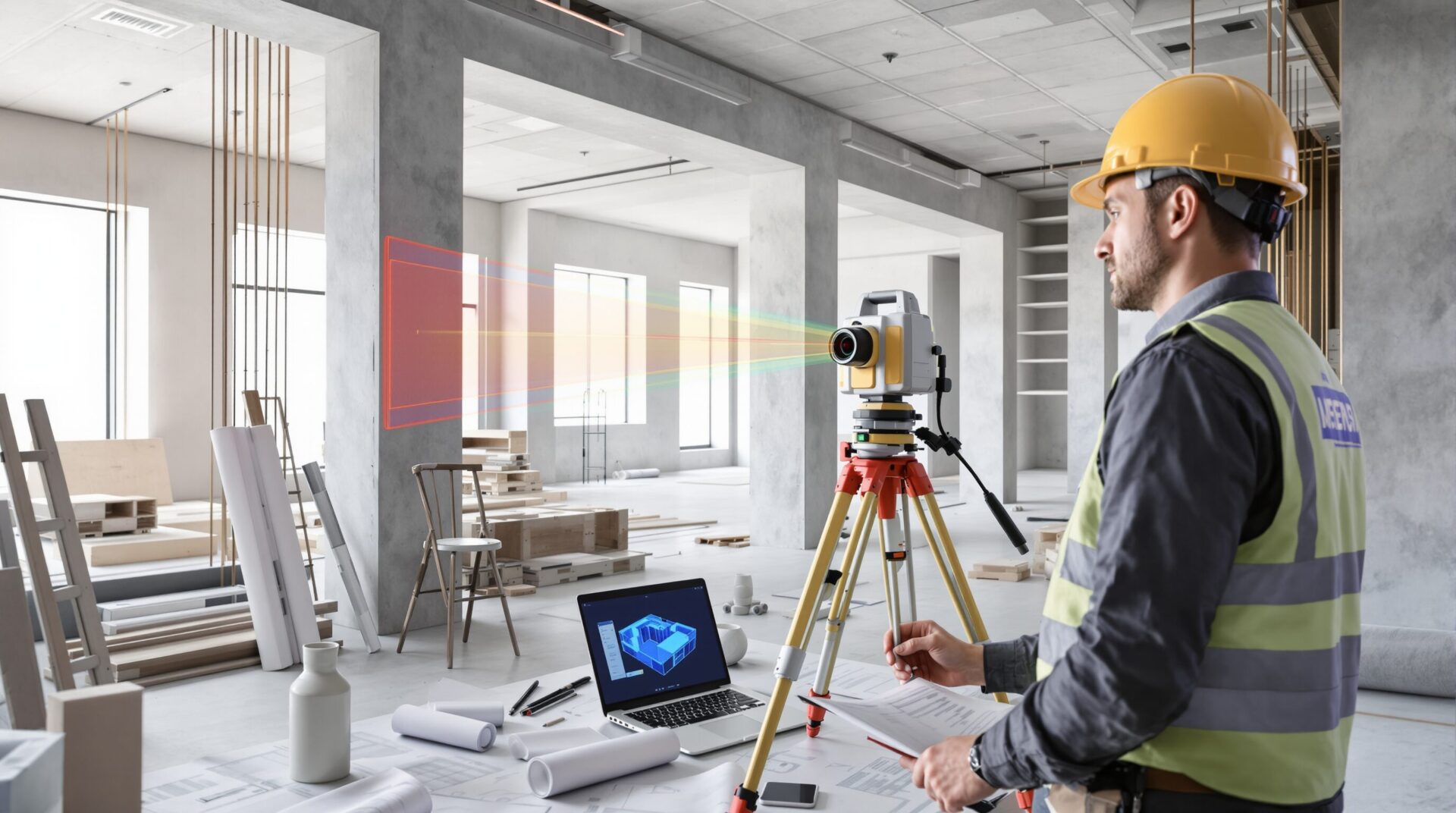 relevé par scanner 3D