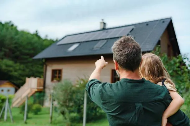 toiture panneaux solaires installation photovoltaïque électricité