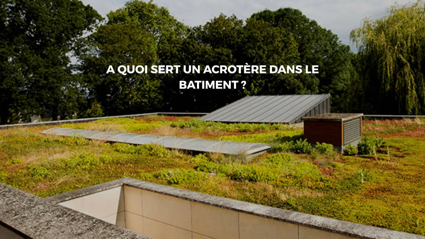 acrotère batiment