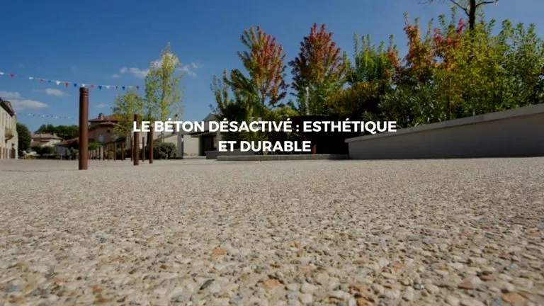 béton désactivé
