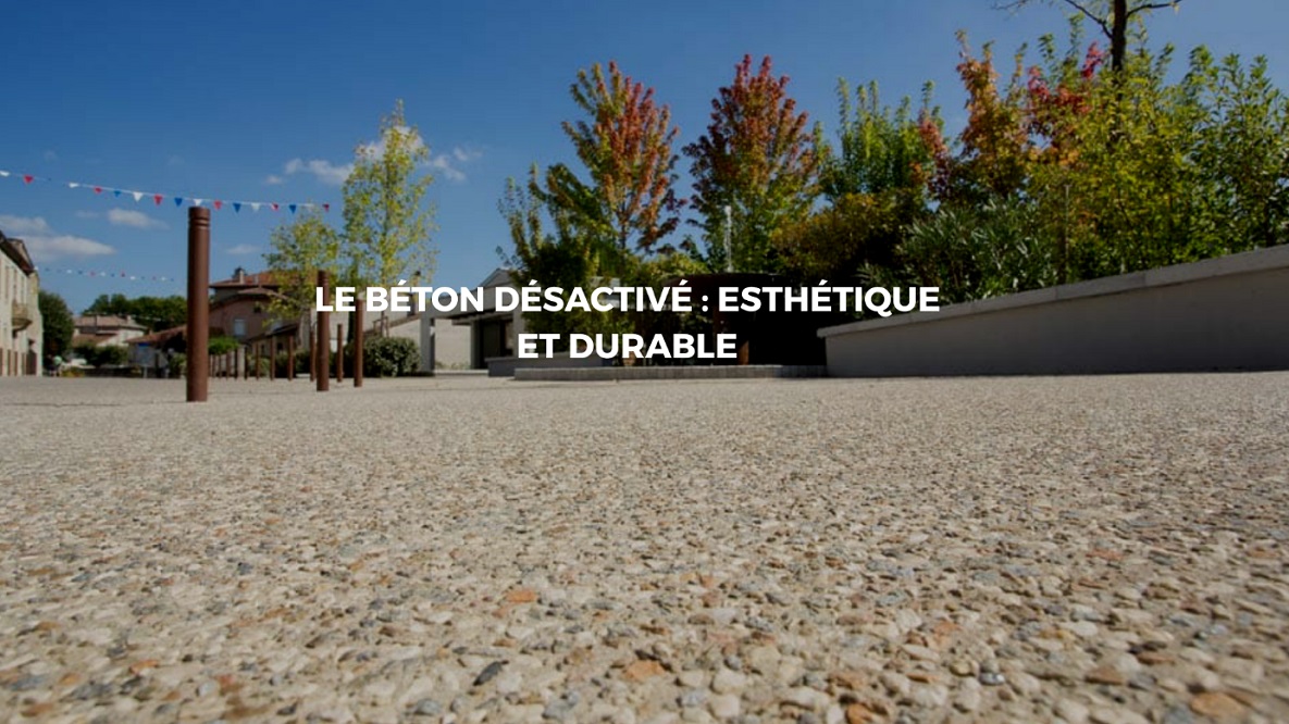 béton désactivé