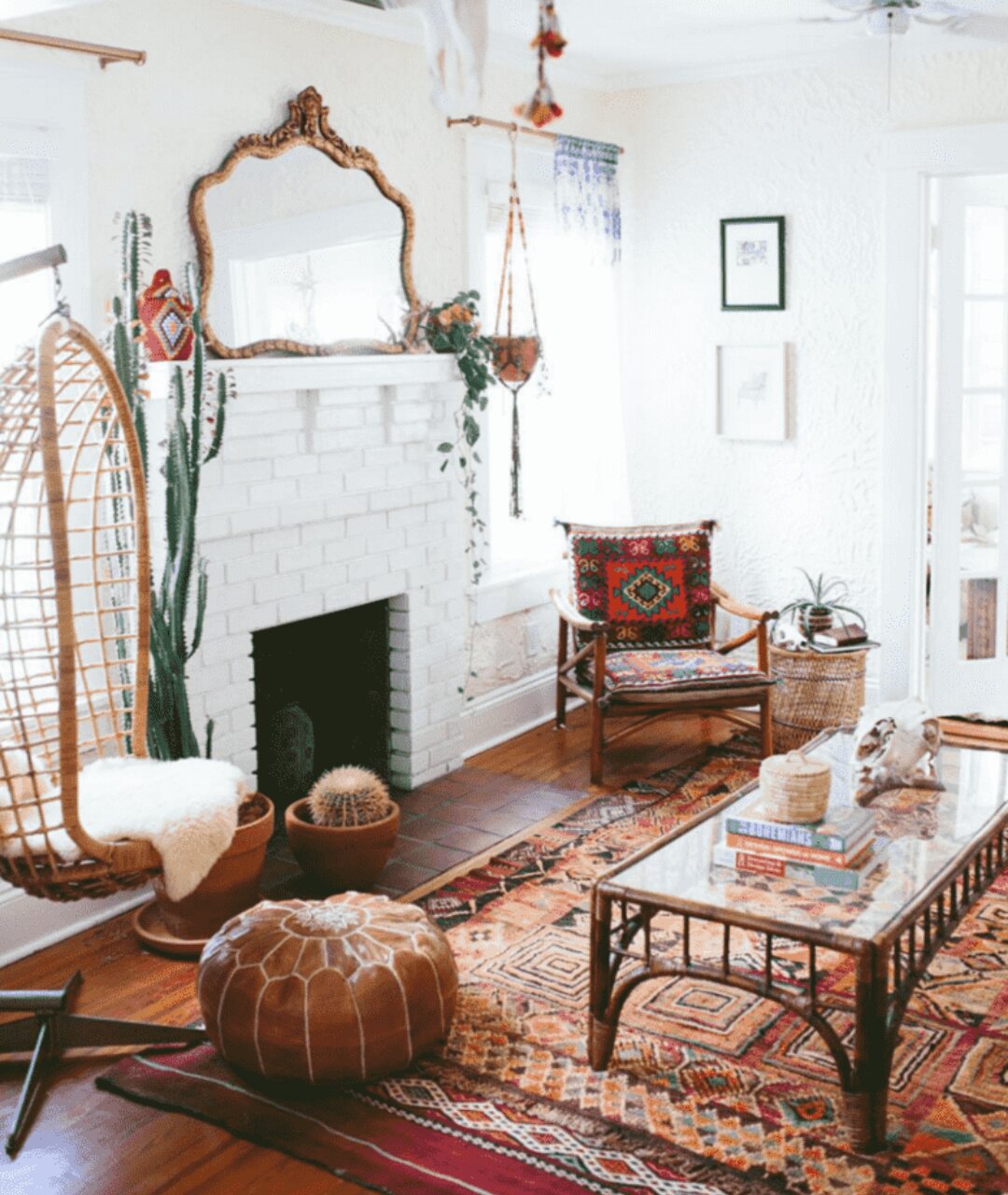 chambre avec cheminée