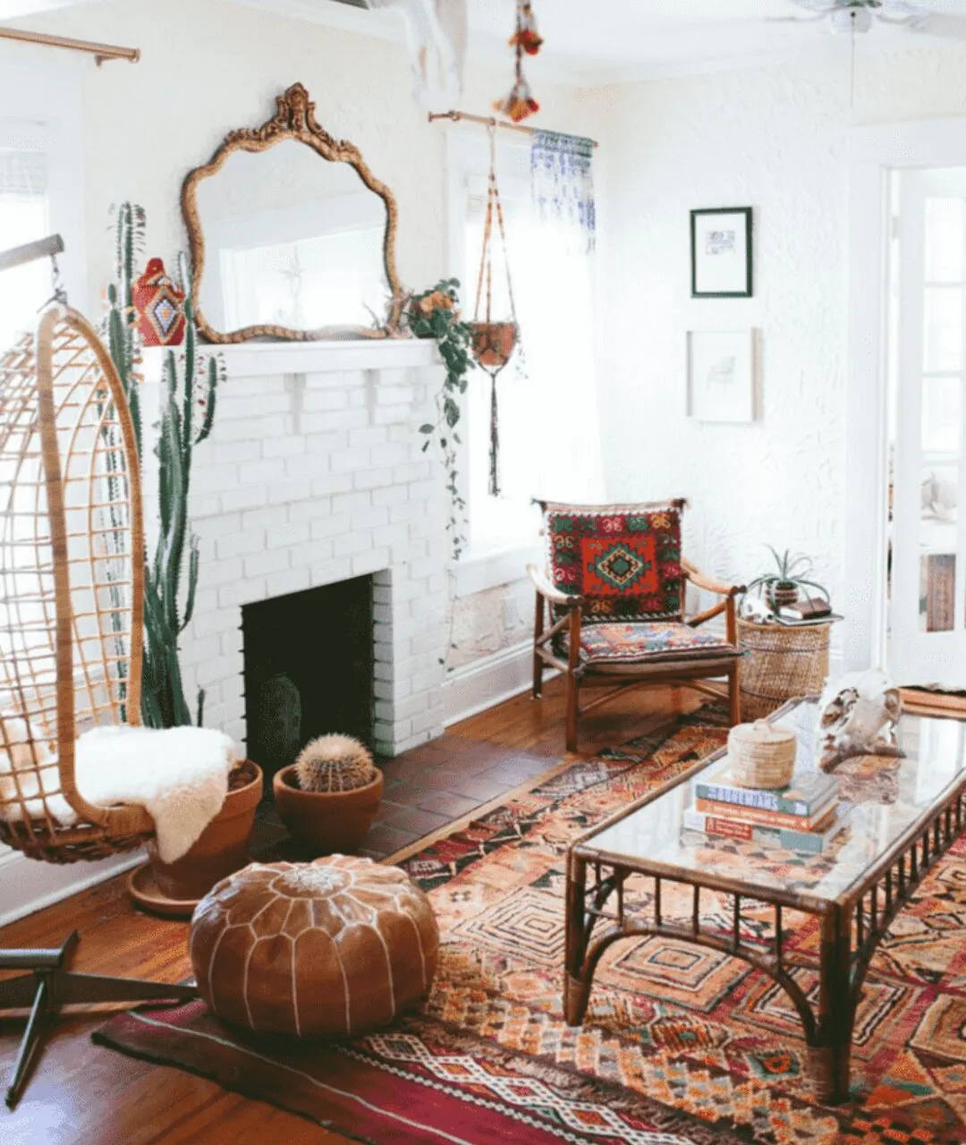 chambre avec cheminée