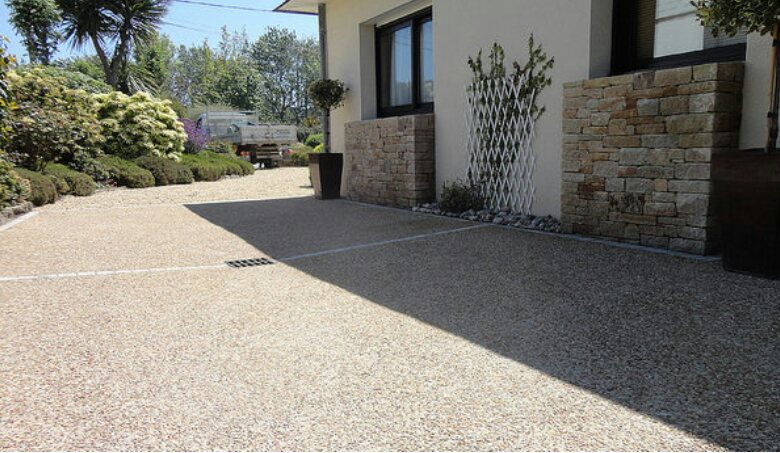 cours en béton desactivé