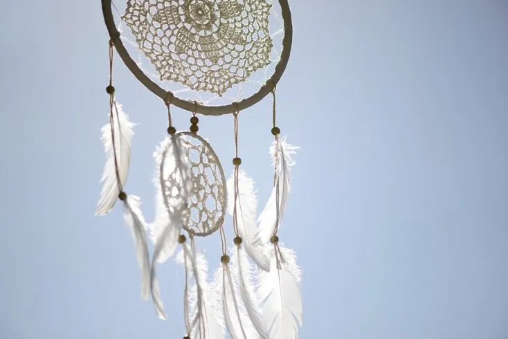 Macramé mural