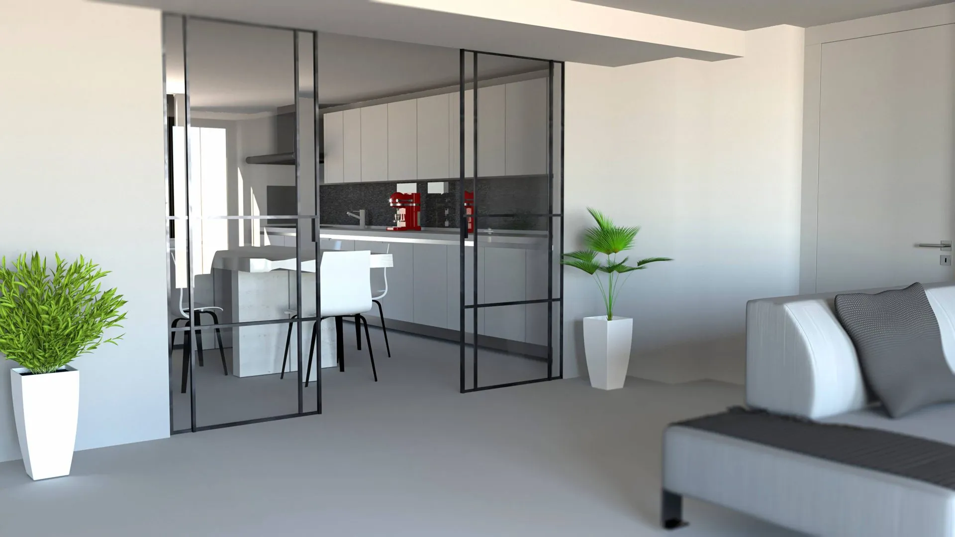 porte coulissante maison intérieur décoration aménagement