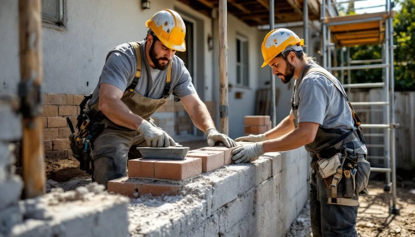 construire un mur extérieur