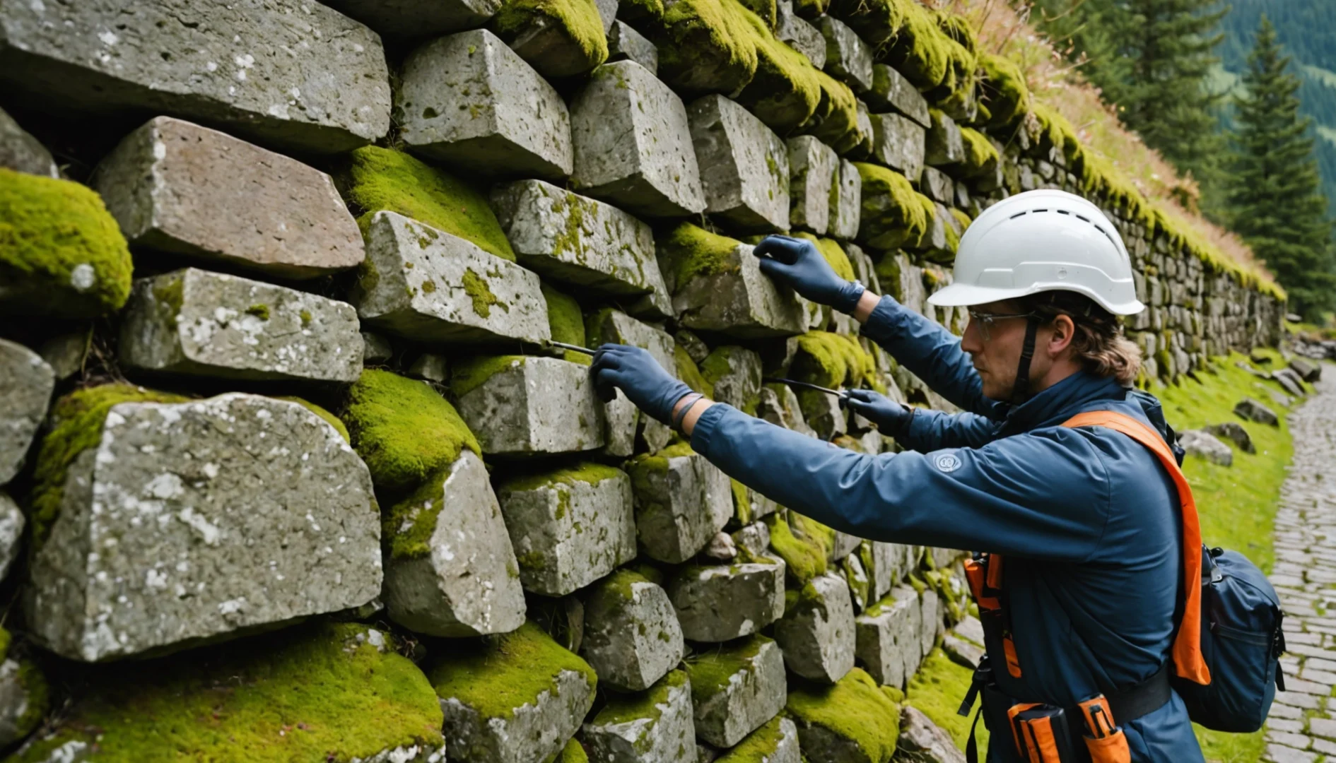 renforcer un mur en pierre qui penche
