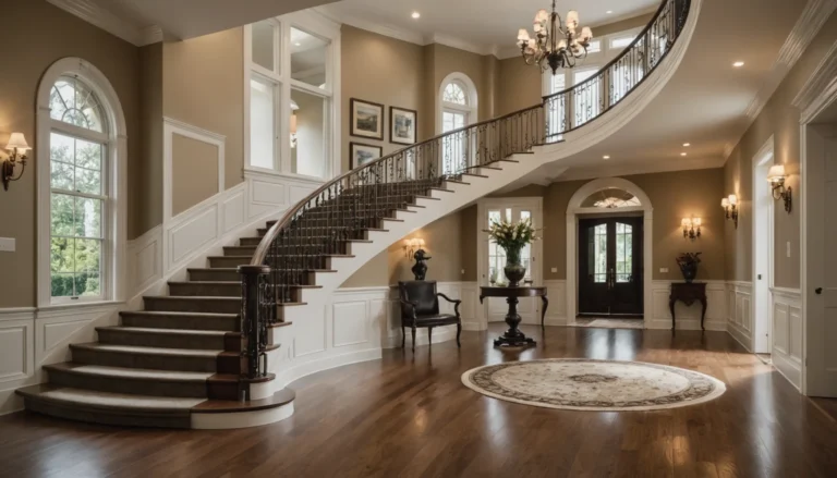 entrée de maison avec escalier