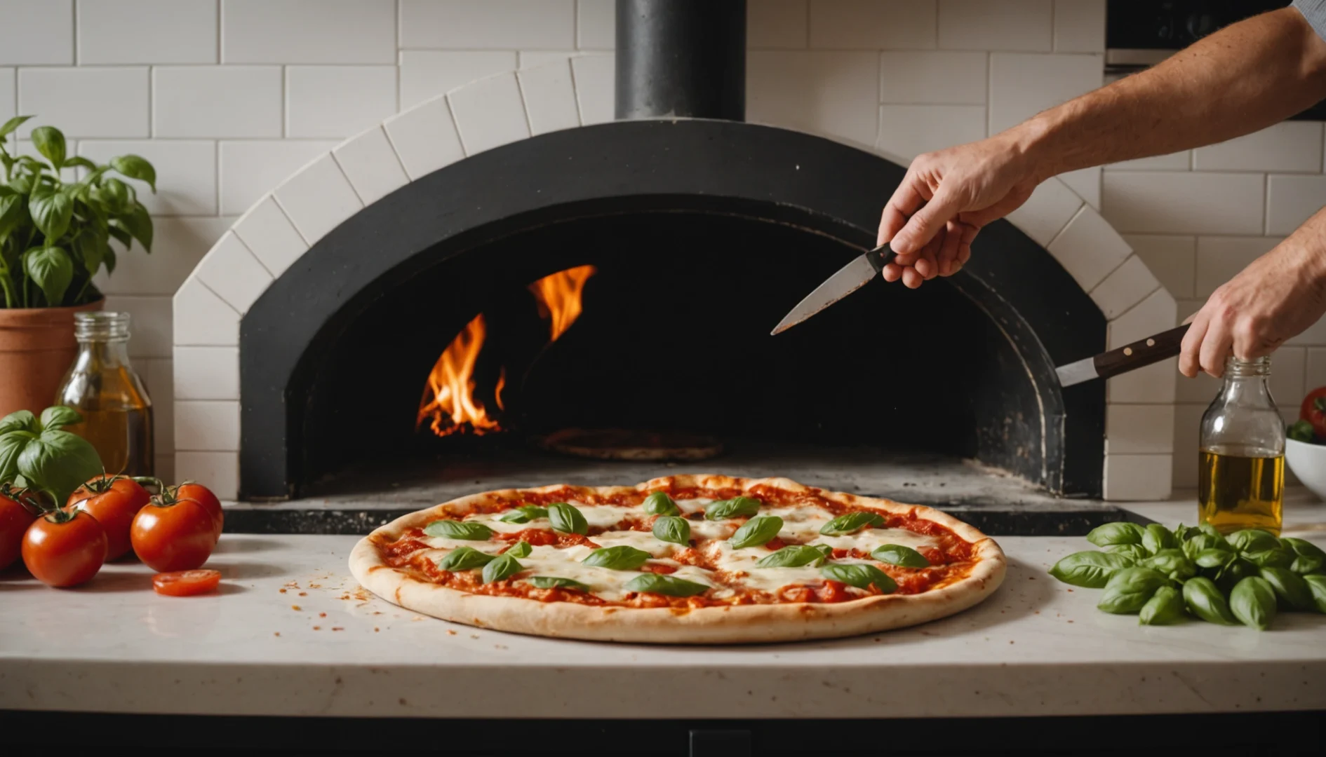 cuire une pizza au four