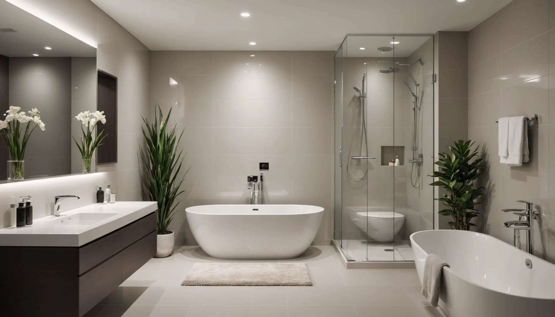 idées pour petite salle de bain avec baignoire