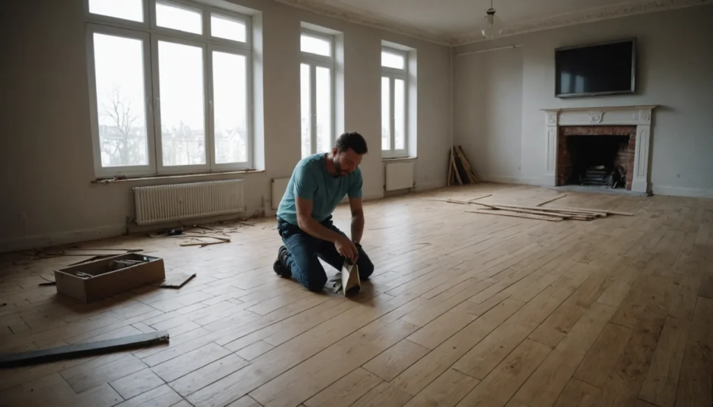 remplacer carrelage par parquet