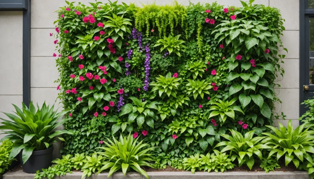végétaliser un mur extérieur en béton