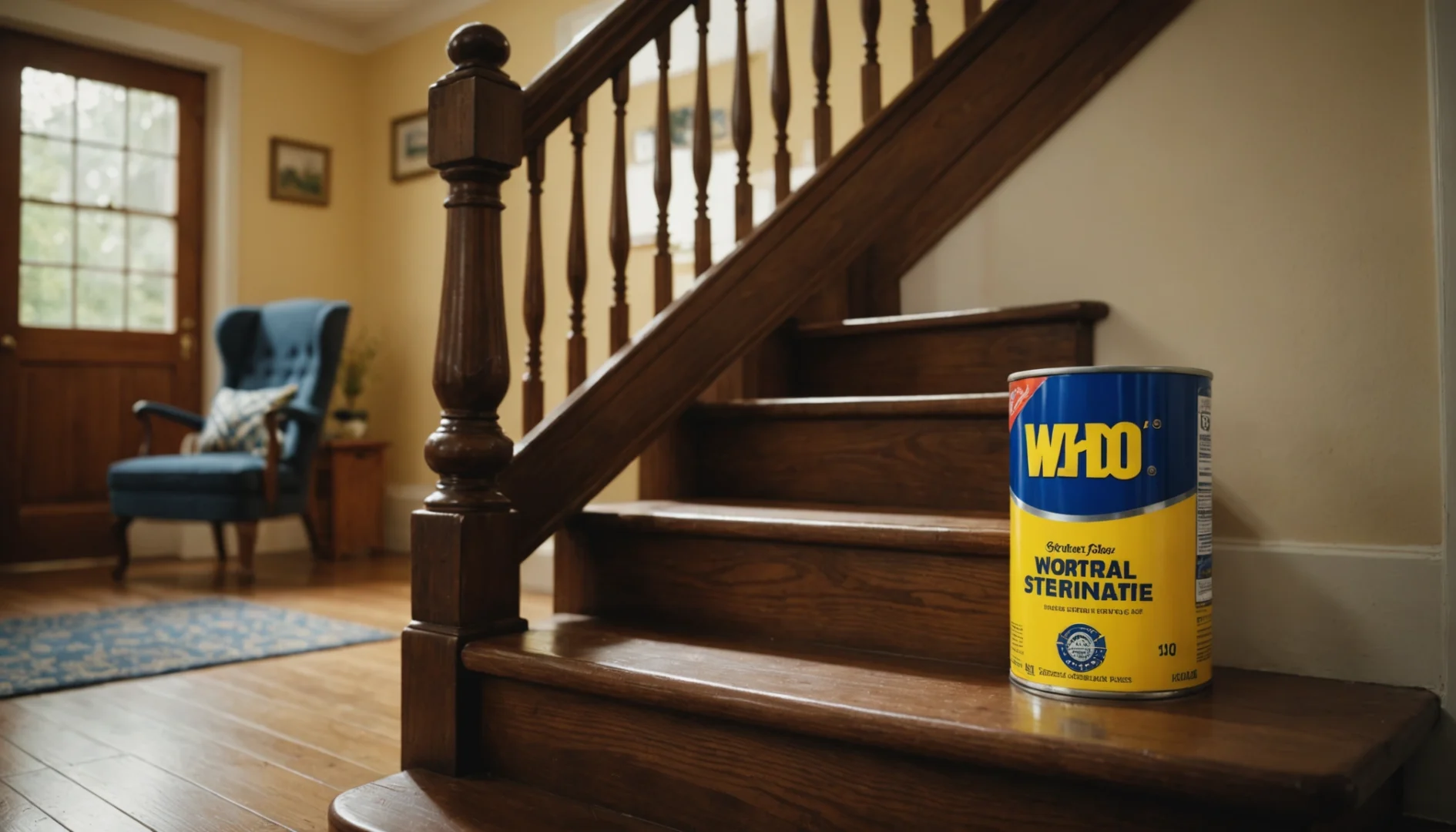 escalier qui grince wd40