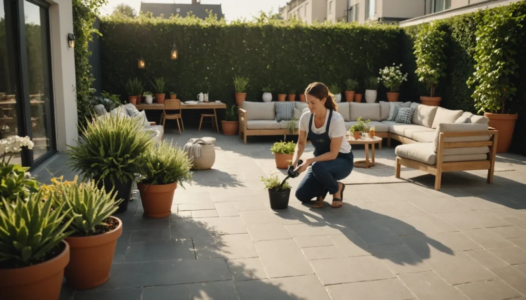 nettoyant terrasse javel