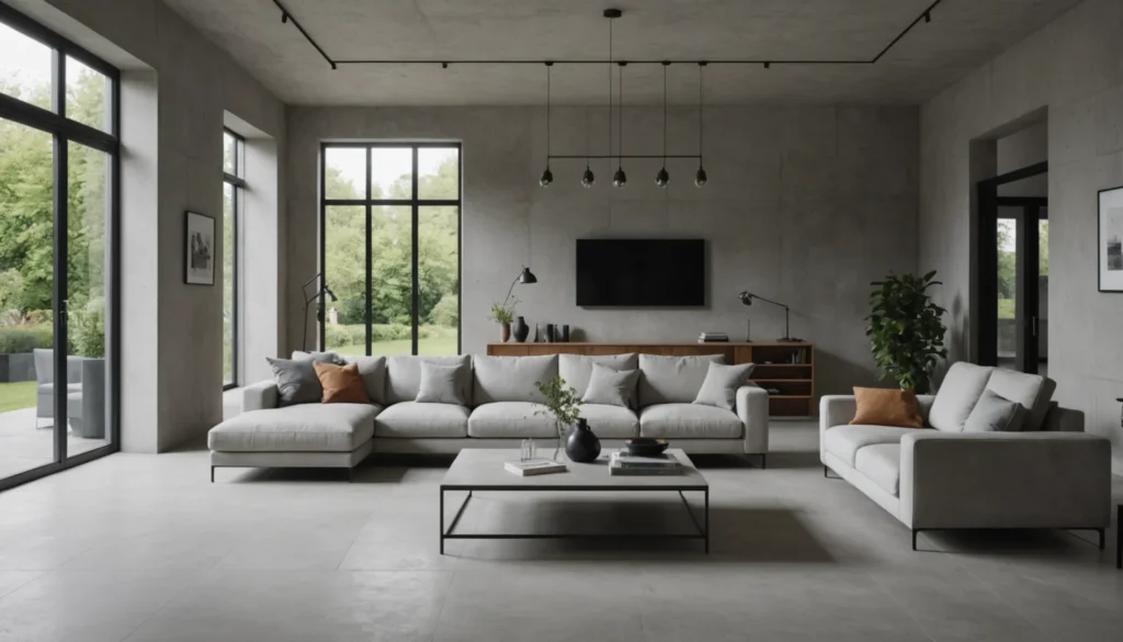 carrelage effet béton