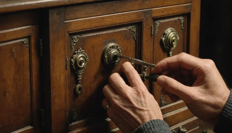 serrure pour meuble ancien