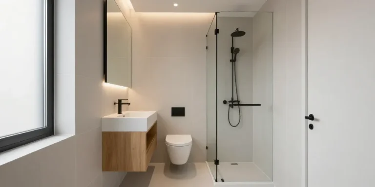 mini salle de bain couloir