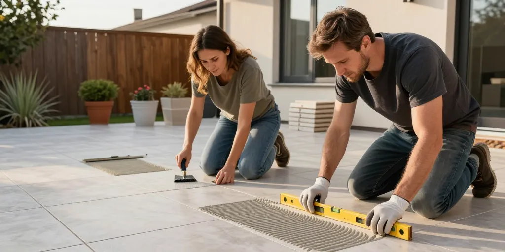 carrelage exterieur terrasse