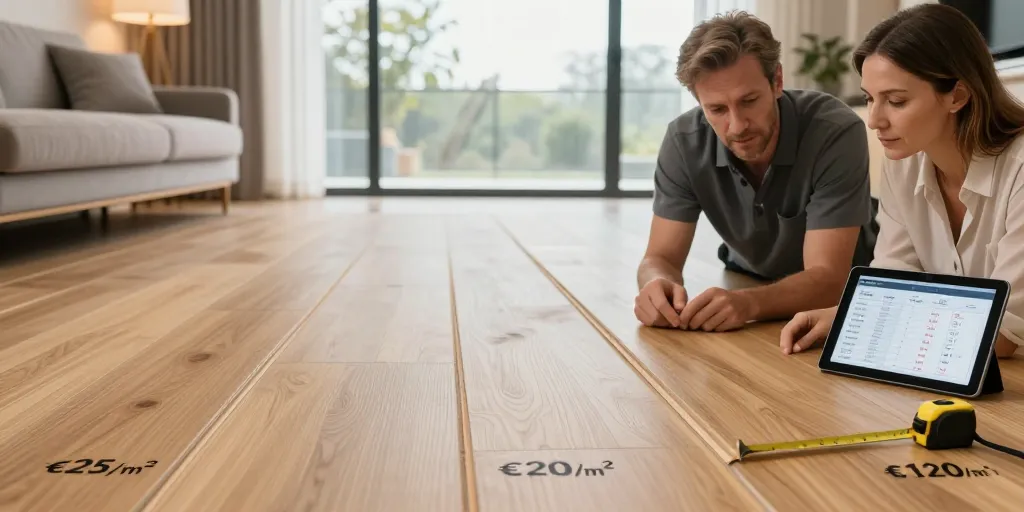 cout parquet au m2