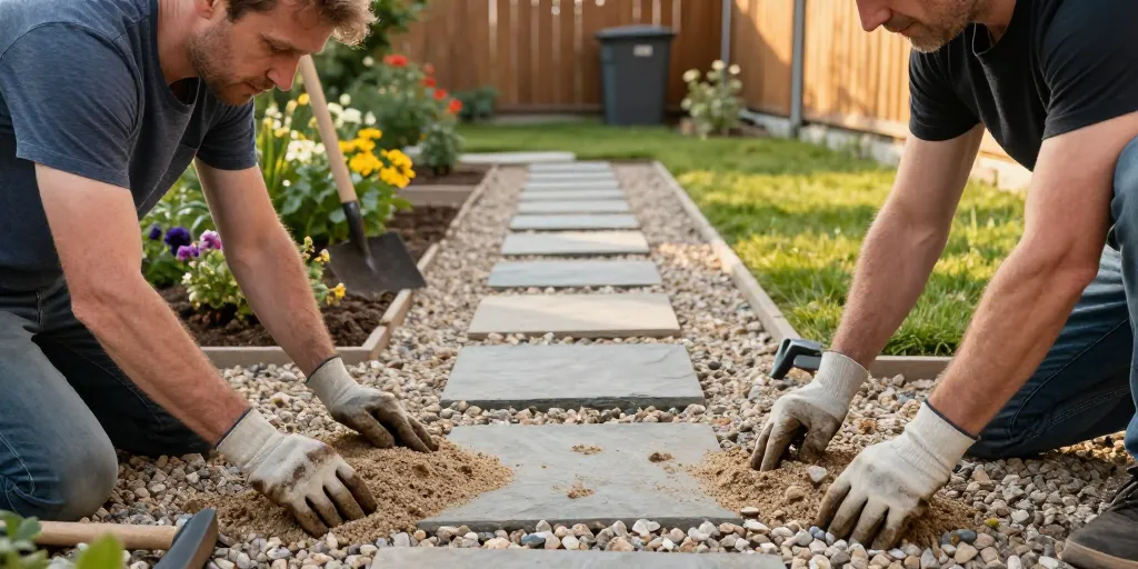 faire un chemin dans son jardin