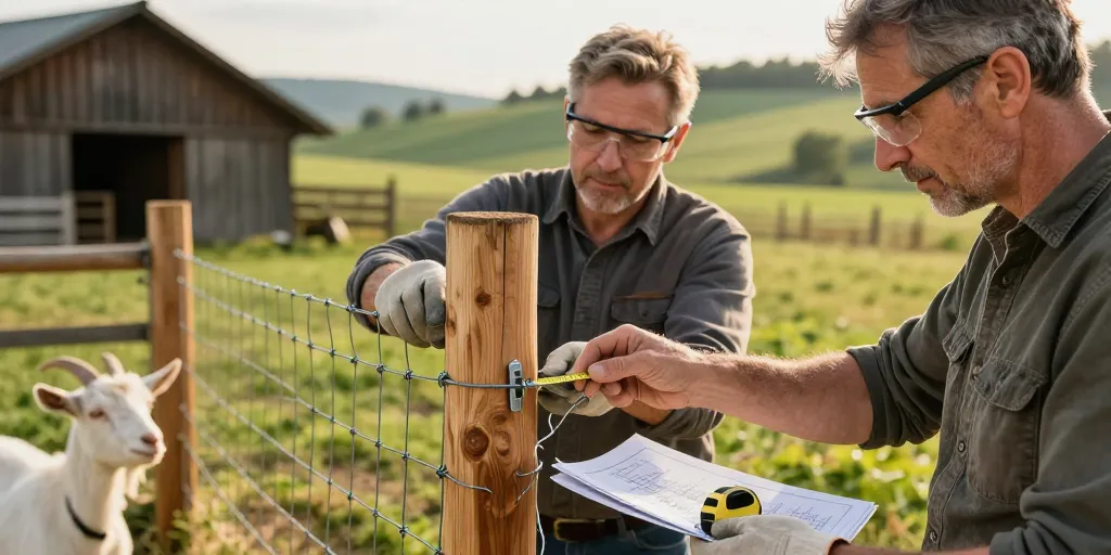 comment faire une cloture pour chevre