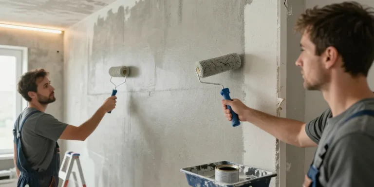 peinture sur béton intérieur