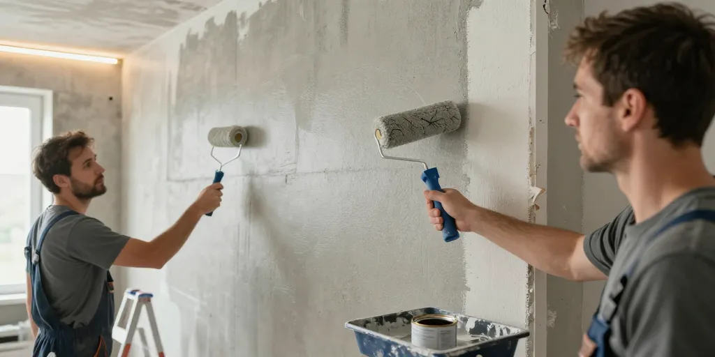 peinture sur béton intérieur