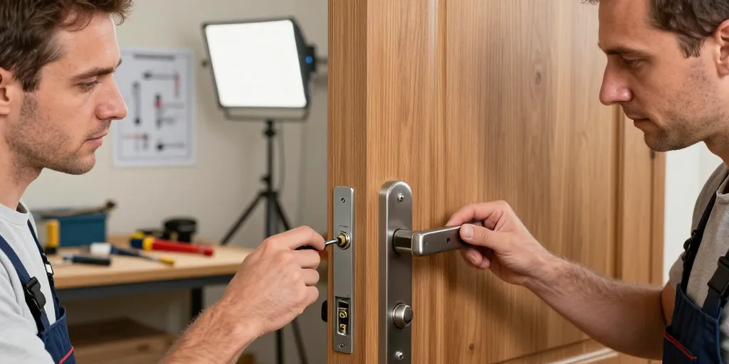 serrure et gache electrique