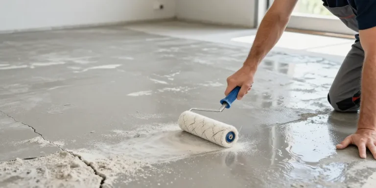 dalle beton qui part en poussiere