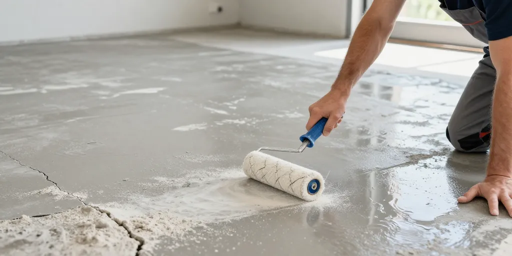 Dalle béton qui part en poussière : la solution pour un sol propre