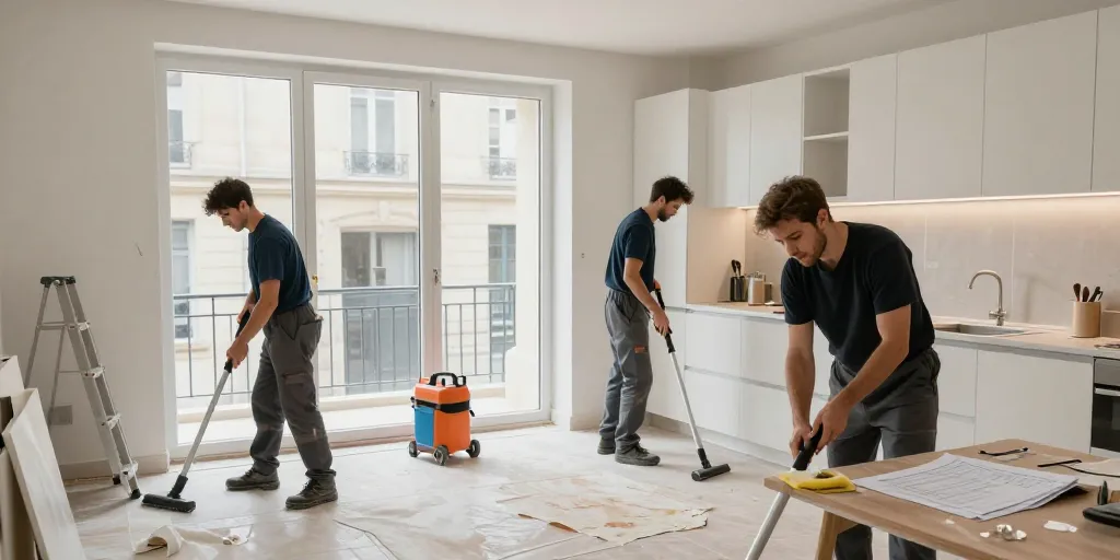 Nettoyage après travaux à Bordeaux : l'étape indispensable avant réception d'un chantier