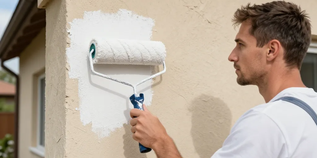 Peinture sur mur crepi : la technique efficace pour un ravalement impeccable