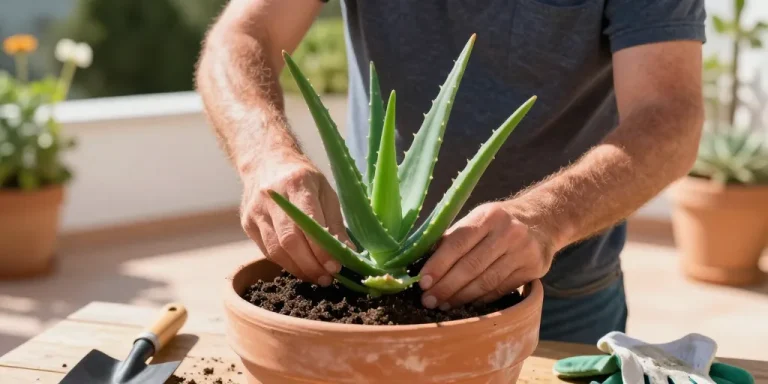 planter aloe vera extérieur
