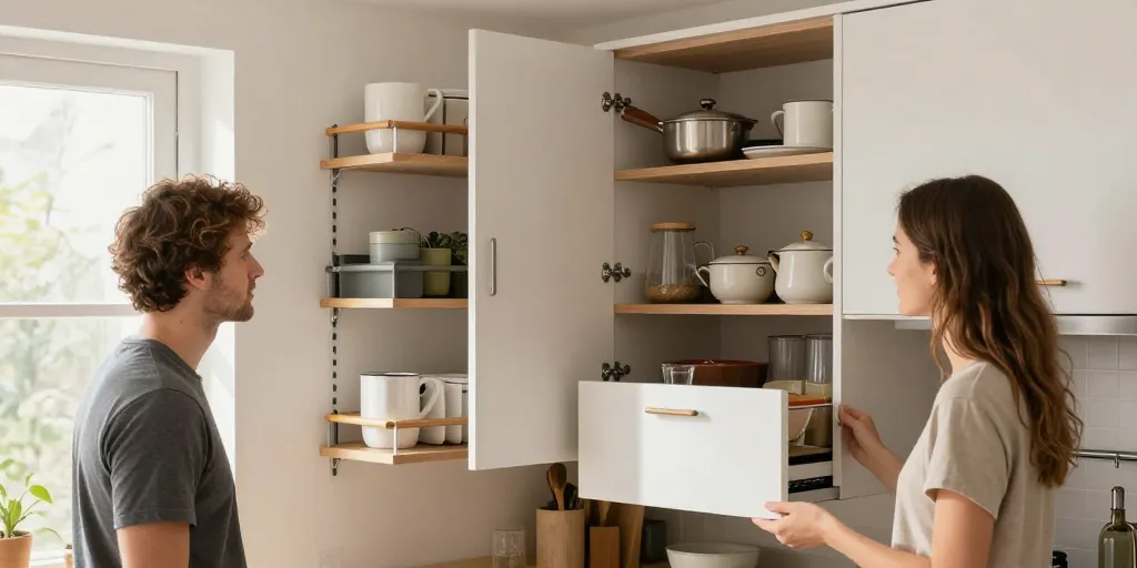 Les solutions pour gagner de la place dans une petite cuisine